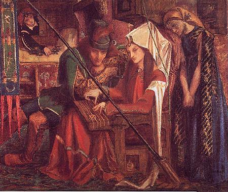Dante Gabriel Rossetti The Tune of Seven Towers china oil painting image